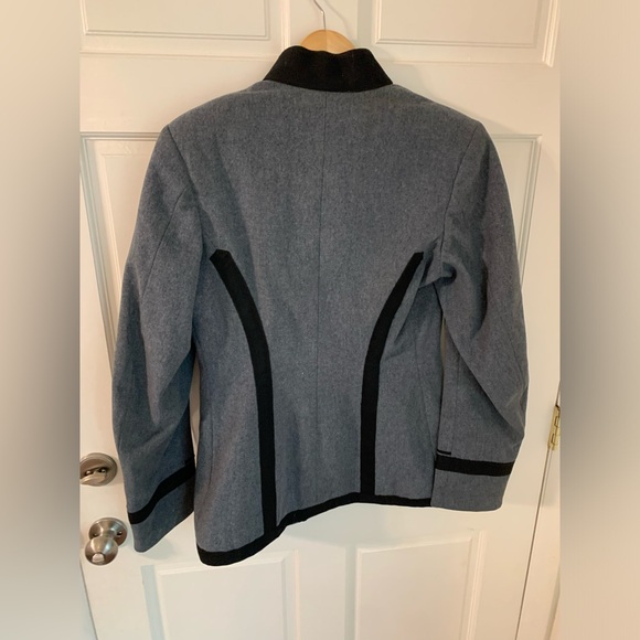 Vintage US ROTC Cadet Gray Wool Jacket Maher New York - Picture 2 of 8